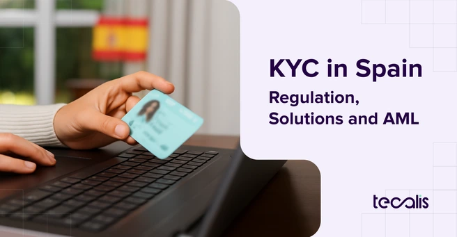 Person in Spain doing a KYC process