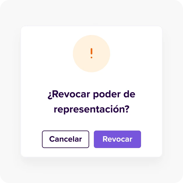 Dashboard de control y revocación