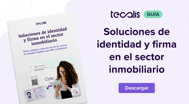 Portada firma y verificación para Real estate