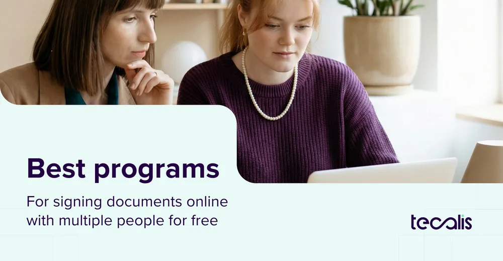 Best programs for signing documents online with multiple people for free
