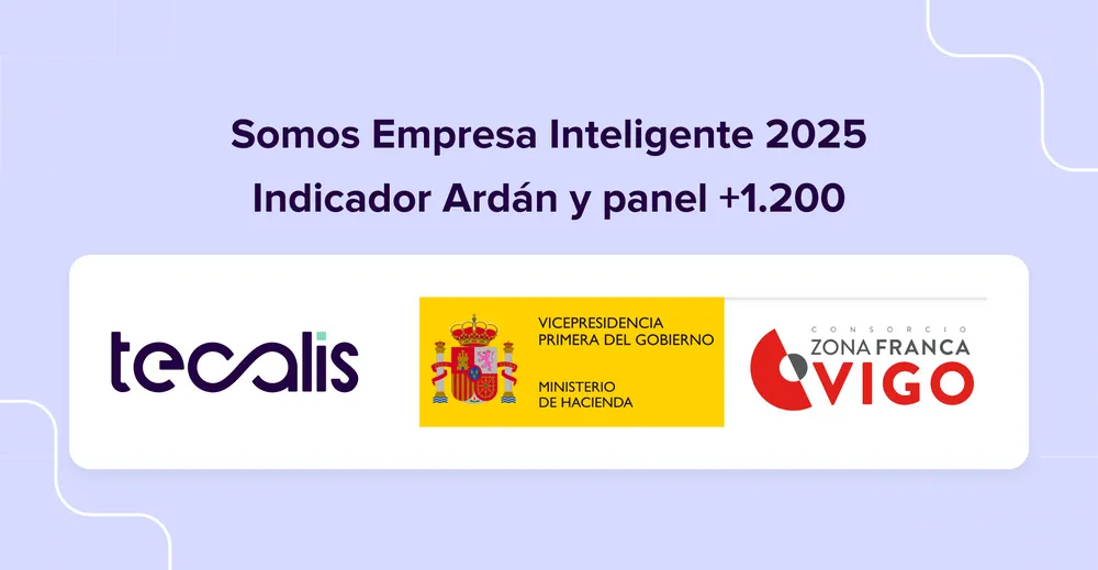 Tecalis es Empresa Inteligente Ardán. Lideramos el ranking del CZFV