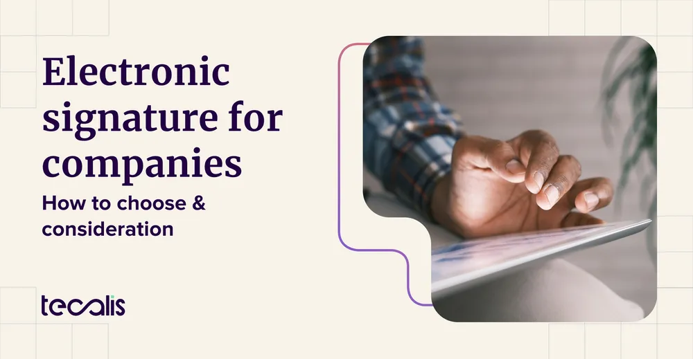 Electronic signature for companies blogpost header