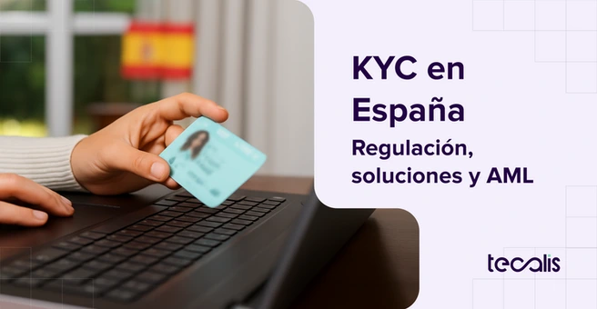 Persona en España realizando proceso KYC