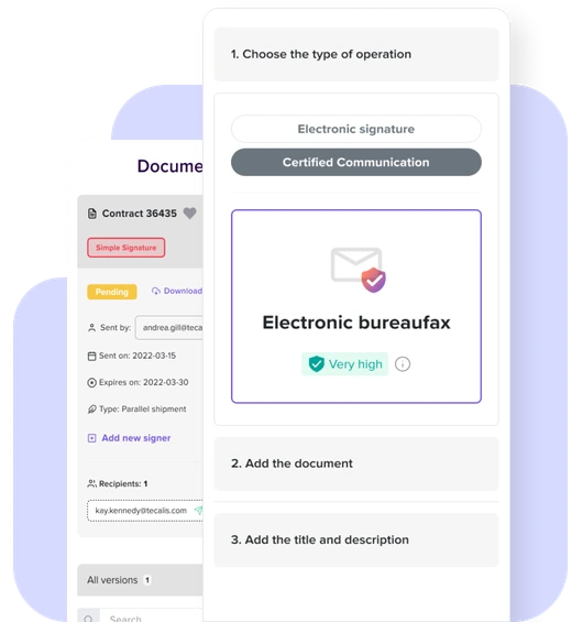 Electronic bureaufax