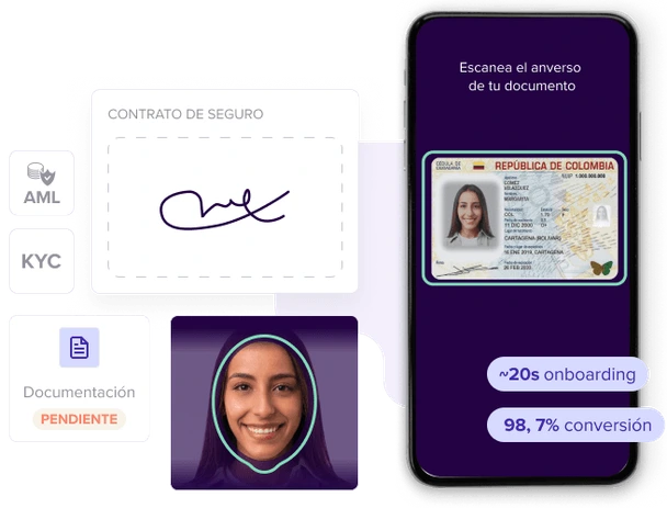 Onboarding y contratación digital para el sector seguros