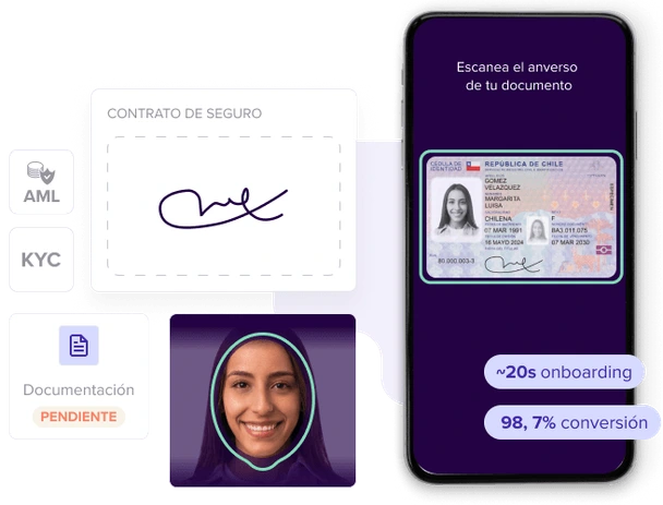 Onboarding y contratación digital para el sector seguros