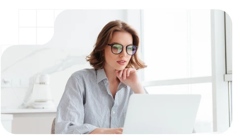 Signing a document with a laptop